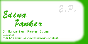 edina panker business card